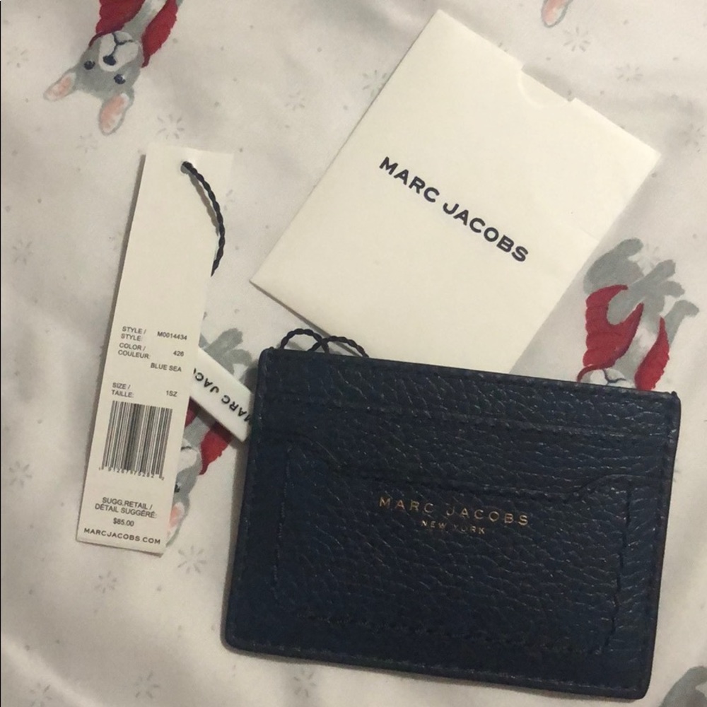 Deep Blue Marc Jacobs Card Wallet